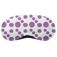 Violet Dots Sleeping Masks by snowwhitegirl