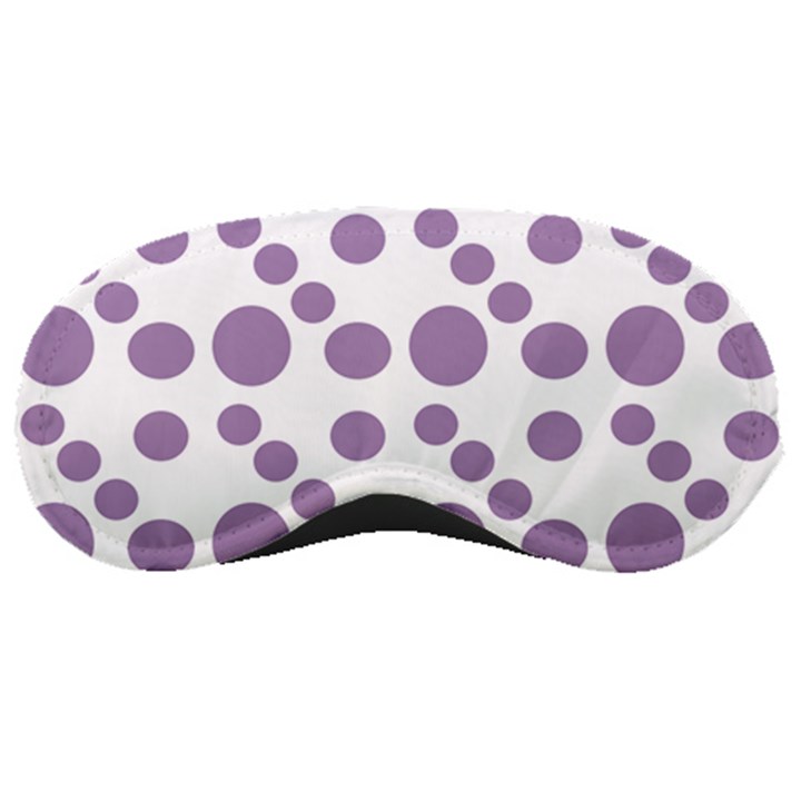 Violet Dots Sleeping Masks