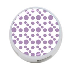 Violet Dots 4-port Usb Hub (two Sides) by snowwhitegirl