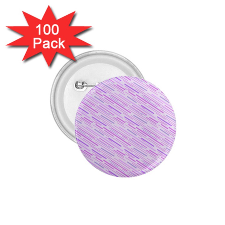 Silly Stripes Lilac 1.75  Buttons (100 pack) 