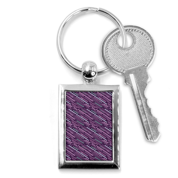 Silly Stripes Key Chains (Rectangle) 