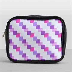 Geometric Squares Mini Toiletries Bags by snowwhitegirl