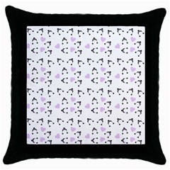 Black Hats Throw Pillow Case (black) by snowwhitegirl