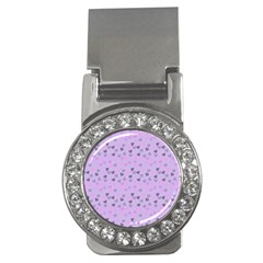 Heart Drops Violet Money Clips (cz)  by snowwhitegirl