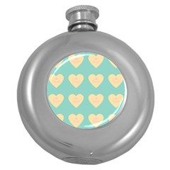 Teal Cupcakes Round Hip Flask (5 Oz) by snowwhitegirl