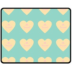 Teal Cupcakes Fleece Blanket (medium)  by snowwhitegirl