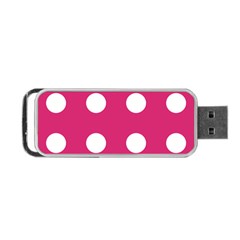 Pink Dot Portable Usb Flash (two Sides) by snowwhitegirl