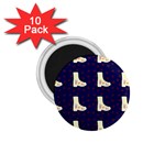 Navy Boots 1.75  Magnets (10 pack)  Front