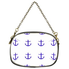 Royal Anchors On White Chain Purses (two Sides)  by snowwhitegirl