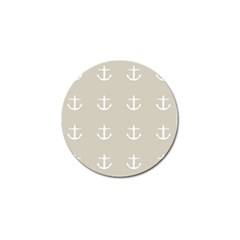 Lt Grey Anchors Golf Ball Marker (10 Pack) by snowwhitegirl