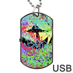 Wow Dog Tag Usb Flash (two Sides) by snowwhitegirl