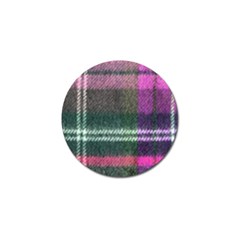 Pink Plaid Flannel Golf Ball Marker (10 Pack) by snowwhitegirl