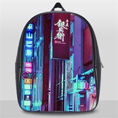 Japan City School Bag (large) by snowwhitegirl