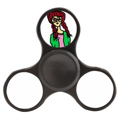 Nerdy Girl Finger Spinner by snowwhitegirl