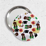 Office Girl Pattern 2.25  Handbag Mirrors Front