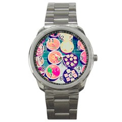 Ramen And Sushi Sport Metal Watch by snowwhitegirl