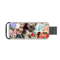 Victorian Collage Portable Usb Flash (two Sides) by snowwhitegirl