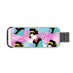 Japanese Abstract Portable Usb Flash (two Sides) by snowwhitegirl