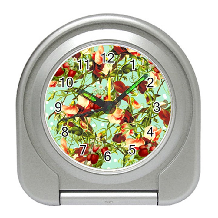 Fruit Blossom Travel Alarm Clock