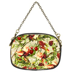 Fruit Blossom Beige Chain Purse (two Sides) by snowwhitegirl