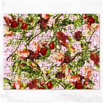 Fruit Blossom Pink Rectangular Jigsaw Puzzl Front