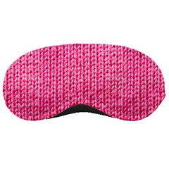 Knitted Wool Bright Pink Sleeping Masks by snowwhitegirl