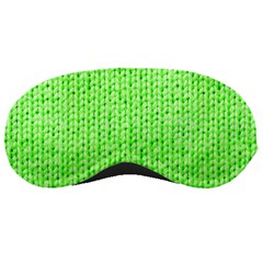 Knitted Wool Neon Green Sleeping Masks by snowwhitegirl