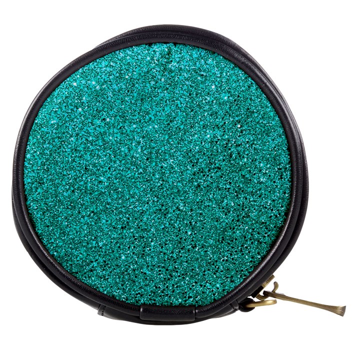 Aqua Glitter Mini Makeup Bags