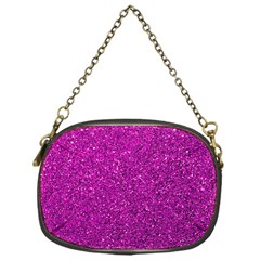 Pink  Glitter Chain Purse (one Side) by snowwhitegirl