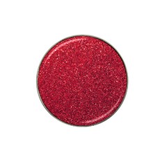 Red  Glitter Hat Clip Ball Marker (10 Pack) by snowwhitegirl