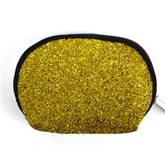 Gold  Glitter Accessory Pouch (medium) by snowwhitegirl