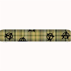 Yellow Plaid Anarchy Small Bar Mats by snowwhitegirl