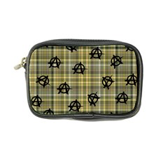 Yellow Plaid Anarchy Coin Purse by snowwhitegirl