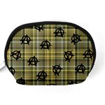 Yellow Plaid Anarchy Accessory Pouch (Medium) Back