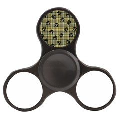 Yellow Plaid Anarchy Finger Spinner by snowwhitegirl