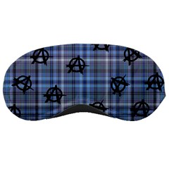 Blue  Plaid Anarchy Sleeping Masks by snowwhitegirl