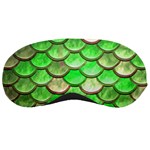 Green Mermaid Scale Sleeping Masks Front