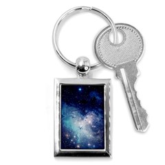 Nebula Blue Key Chains (rectangle)  by snowwhitegirl