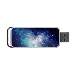 Nebula Blue Portable Usb Flash (two Sides) by snowwhitegirl