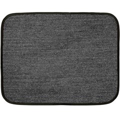 Black Denim Double Sided Fleece Blanket (mini)  by snowwhitegirl