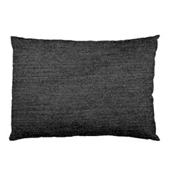 Black Denim Pillow Case (two Sides) by snowwhitegirl