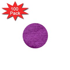 Purple Denim 1  Mini Buttons (100 Pack)  by snowwhitegirl