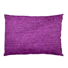 Purple Denim Pillow Case by snowwhitegirl