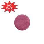 Pink  Denim 1  Mini Magnets (100 pack)  Front