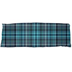 Teal Plaid Body Pillow Case (dakimakura) by snowwhitegirl