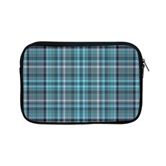 Teal Plaid Apple Ipad Mini Zipper Cases by snowwhitegirl