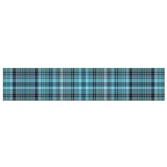 Teal Plaid Small Flano Scarf by snowwhitegirl