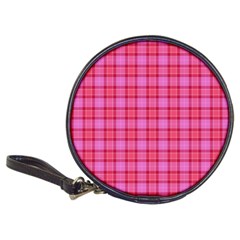 Valentine Pink Red Plaid Classic 20-cd Wallets by snowwhitegirl