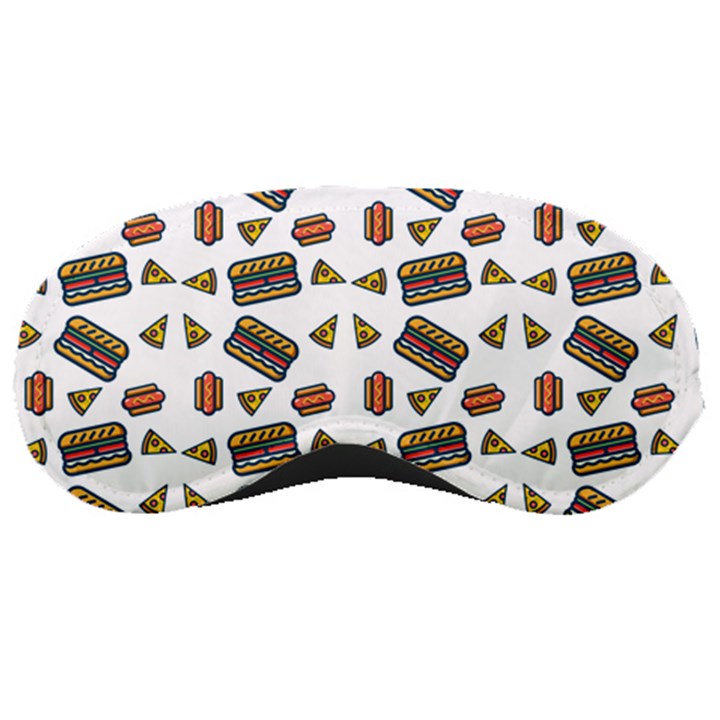 Fast Food White Sleeping Masks