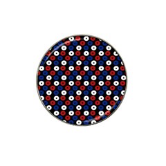 Eye Dots Red Blue Hat Clip Ball Marker (10 Pack) by snowwhitegirl